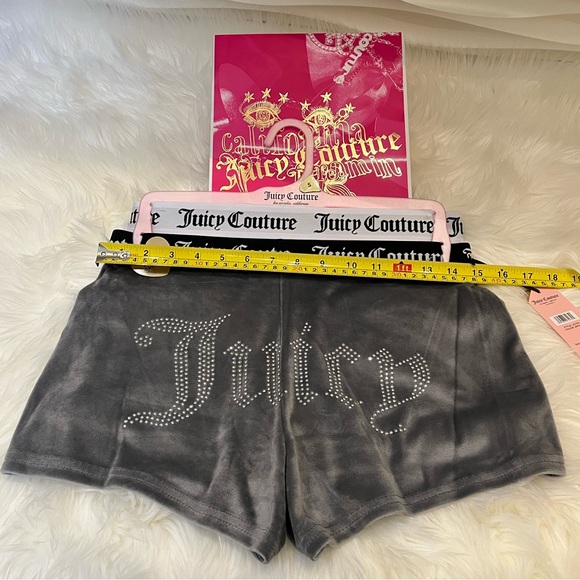 *BRAND NEW* Juicy Couture 2 Pack Velour Sleep Shorts - Size S - Picture 4 of 5
